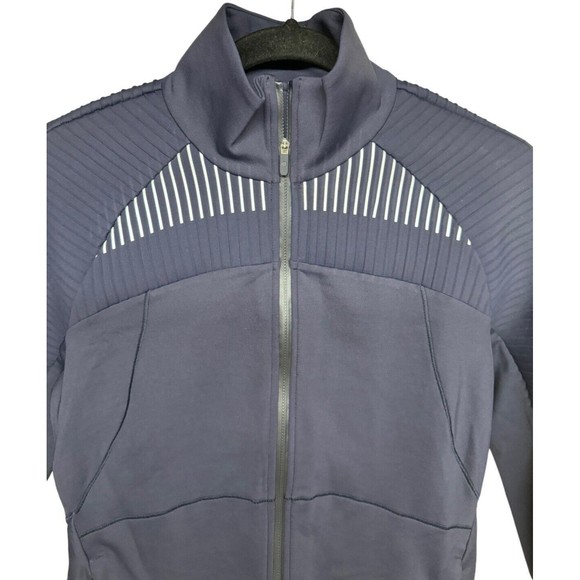 Lululemon Chill Going Strong Jacket Midnight Blue Women’s Size 6 - Picture 3 of 12